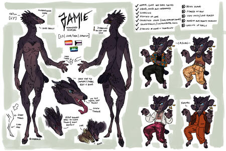 Basic ref with detail shots (+ 1 extra) + 1 fullbody + 4 cheebs